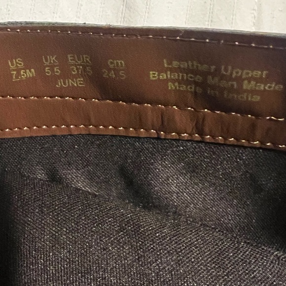 Naturalizer Brown Leather Heeled Boots - Picture 3 of 8